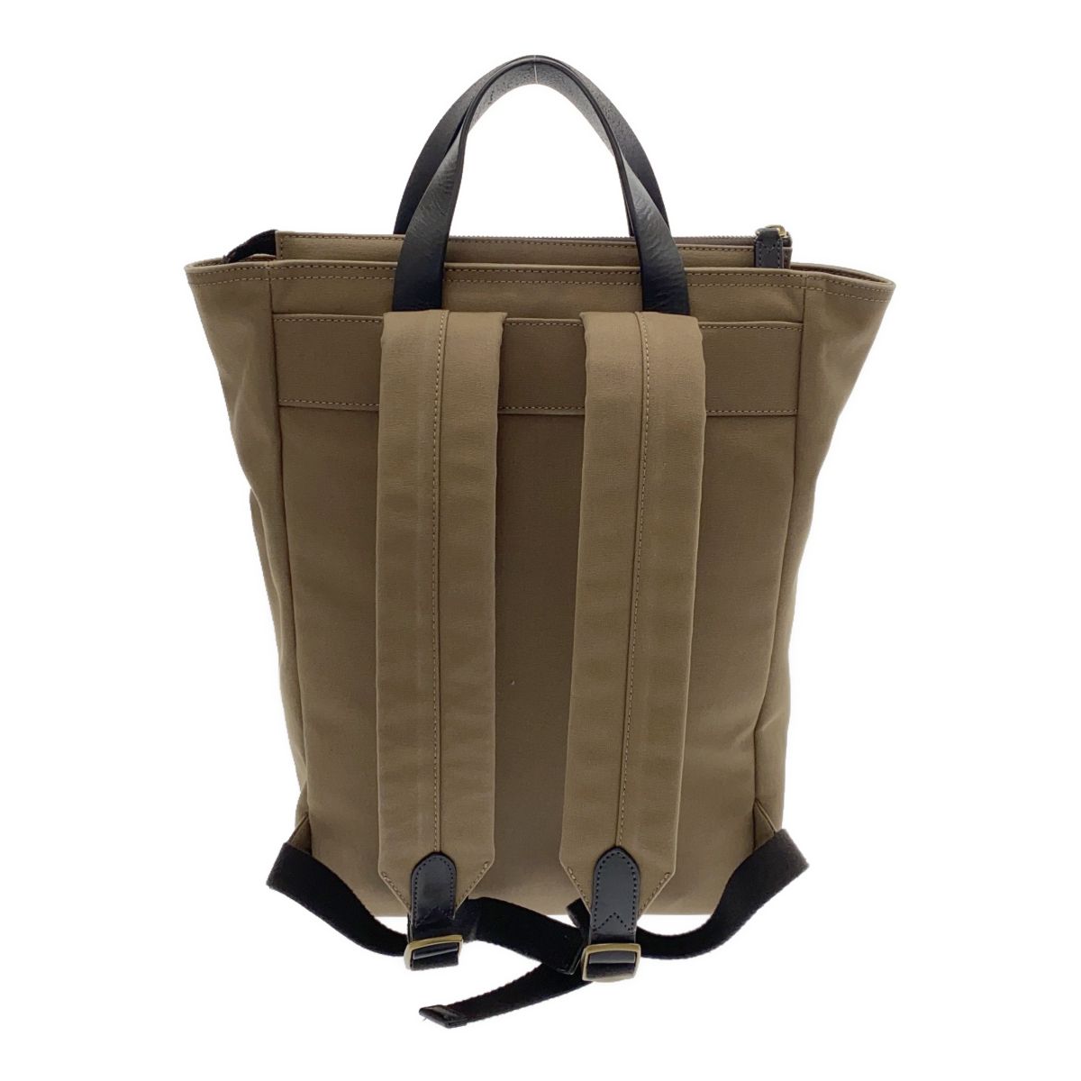 ポロラルフローレン レザートリム キャンバス コンバーチブル トート