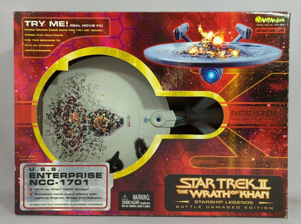 ARTASYLUM STARSHIP LEGENDS USS ENTERPRISE NCC-1701 | BATTLE DAMAGED EDITION