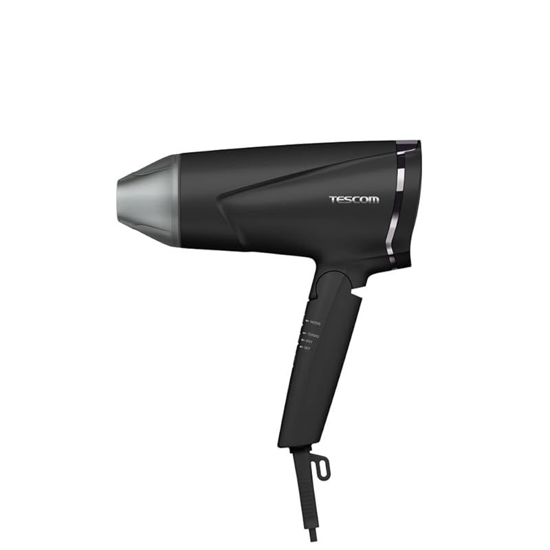 【特価商品】テスコム ヘアドライヤー プロテクトイオン 折りたたみ 大風量 速乾 冷温風 Speedom ラク抜きプラグ TD670A-K