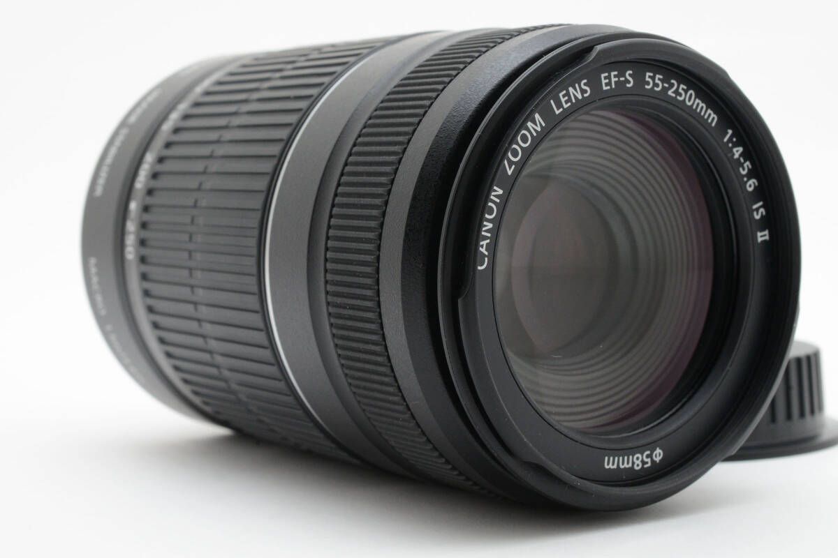 ☆美品☆キヤノン CANON ZOOM LENS EF-S 55-250mm F4-5.6 IS II 望遠 