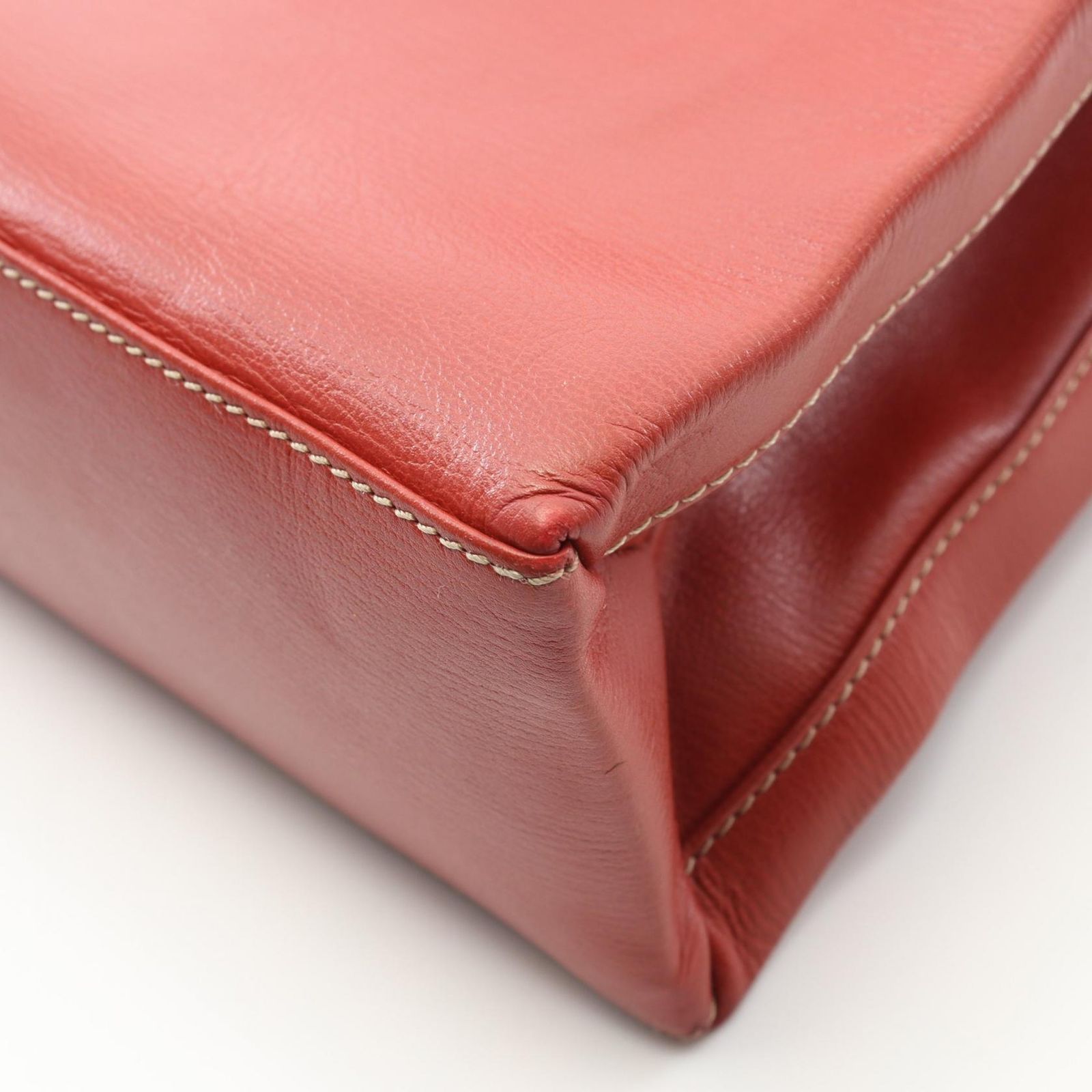 ロエベ LOEWE ハンドバッグ ベラスケス オレンジ レザー レザー