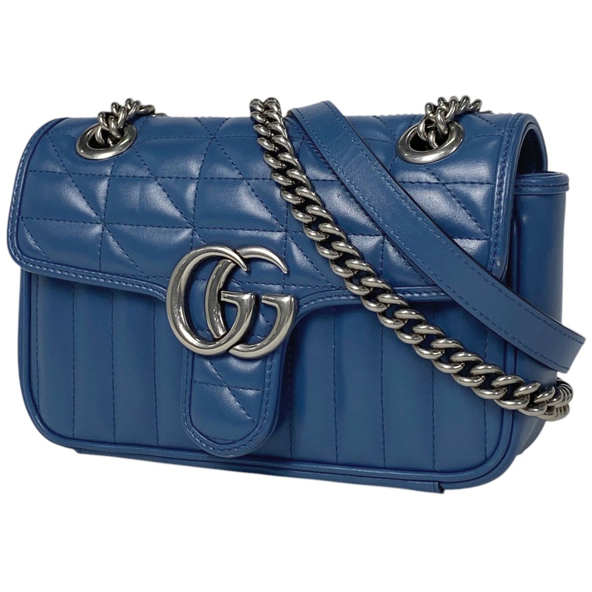 グッチ GUCCI GGマーモント スモール ショルダーバッグ ダブルG 