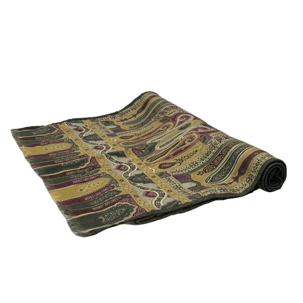 ETRO - エトロ レーヨン他 ストール 長方形 グリーン×マルチ