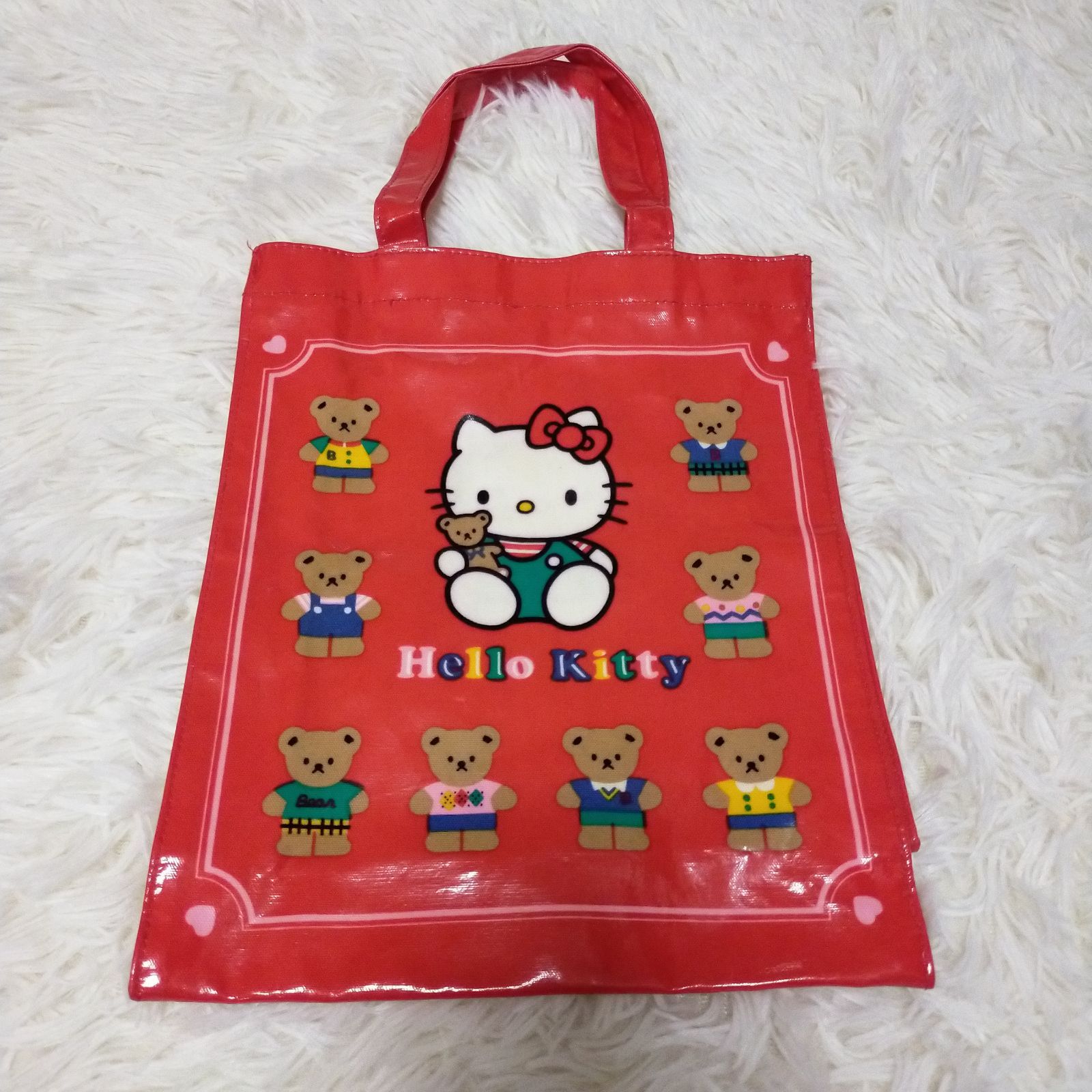 サンリオハローキティビニールバッグ？当時物