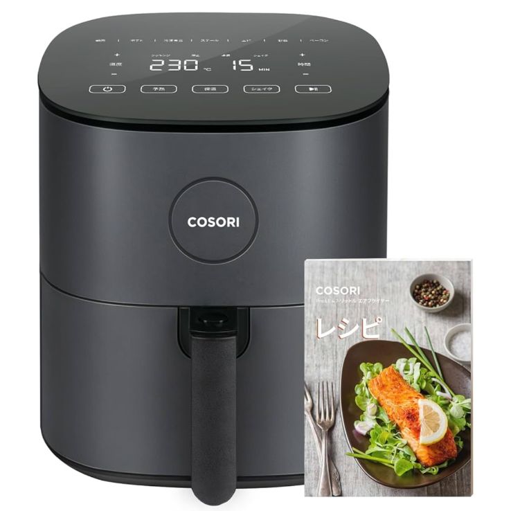 ♥ COSORI エアフライヤー 4.7L 大容量 ノンフライヤー PRO LE ブラック ヘルシー調理 家庭用 キッチン家電