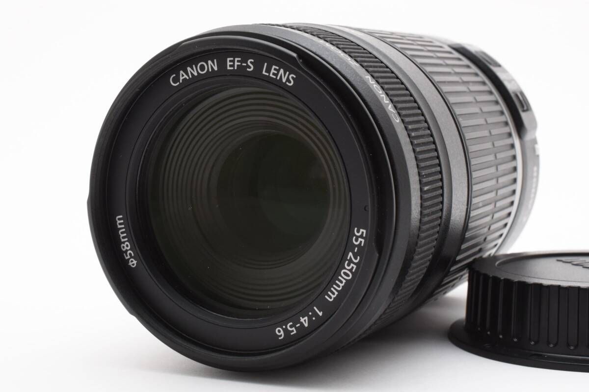 ☆良品☆キャノン CANON EF-S 55-250mm F4-5.6 IS☆ T3#3954 良い