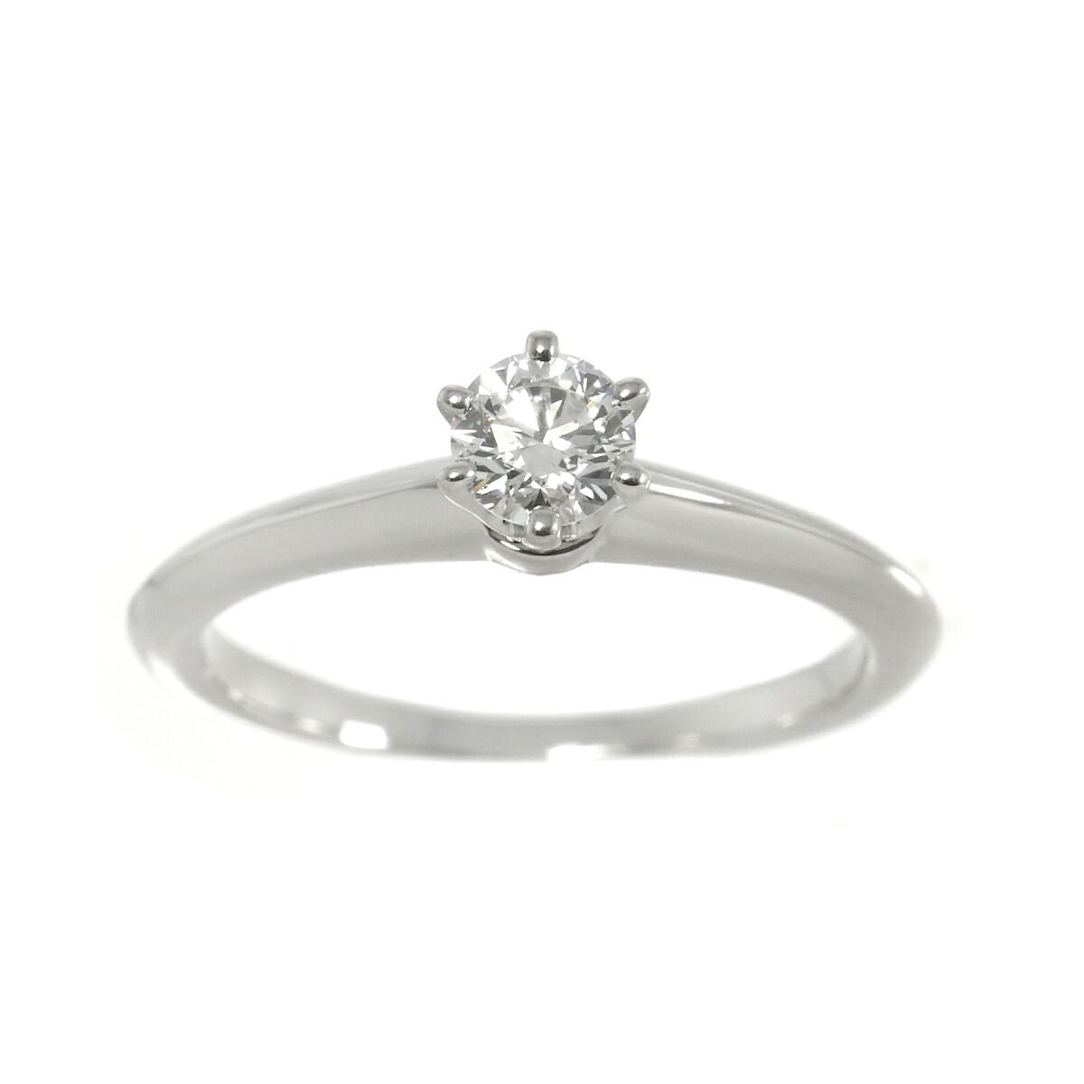 ティファニー TIFFANY&CO. ソリティア ダイヤ 0.34ct H/VVS2/3EX