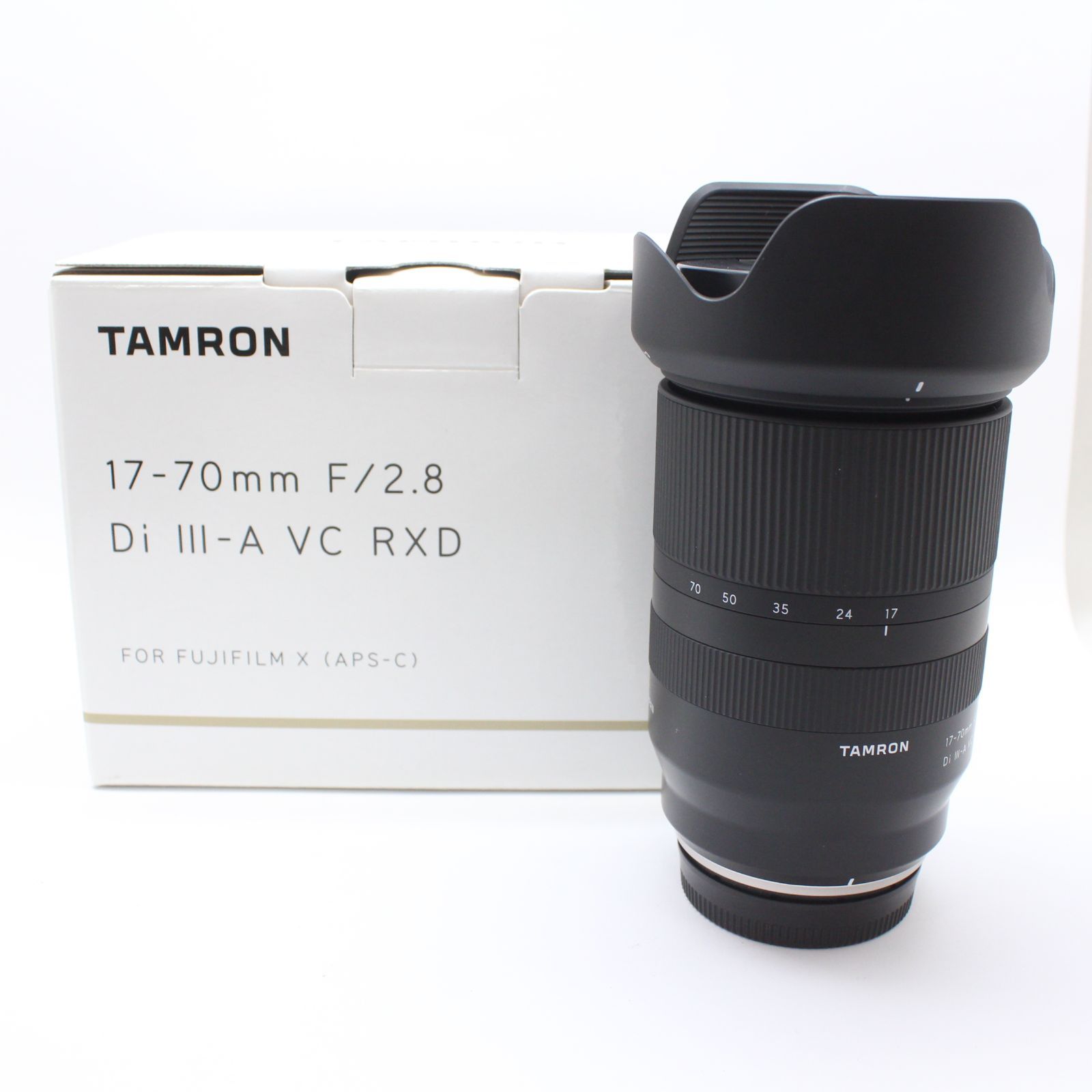 TAMRON 17-70mm F2.8 Xマウント 富士フィルム 外箱 保証書