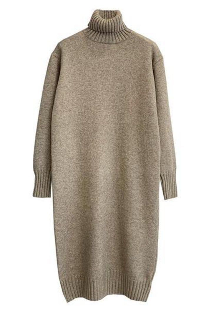 ロングワンピース ミモレ丈