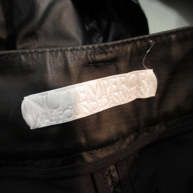 ナットエンペラー NUTEMPEROR 希少 PU LEATHER WIDE PANTS ワイド