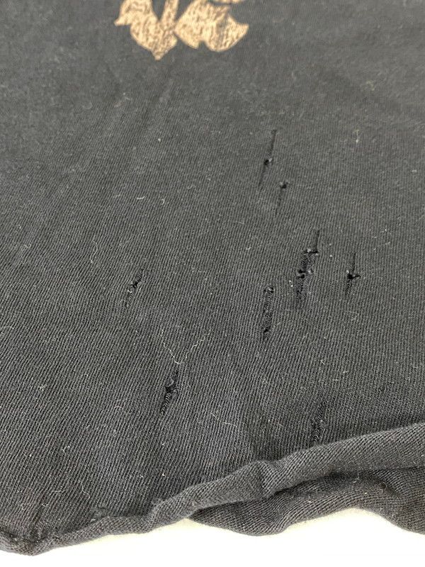  レディース CHROME HEARTS クロムハーツ 初期白タグ FLORAL DAGGER DAMAGE S TEE フローラル ダガー ダメージ Tシャツ 半袖トップス 168-241111-me-20-MIN アンサンブル トップス