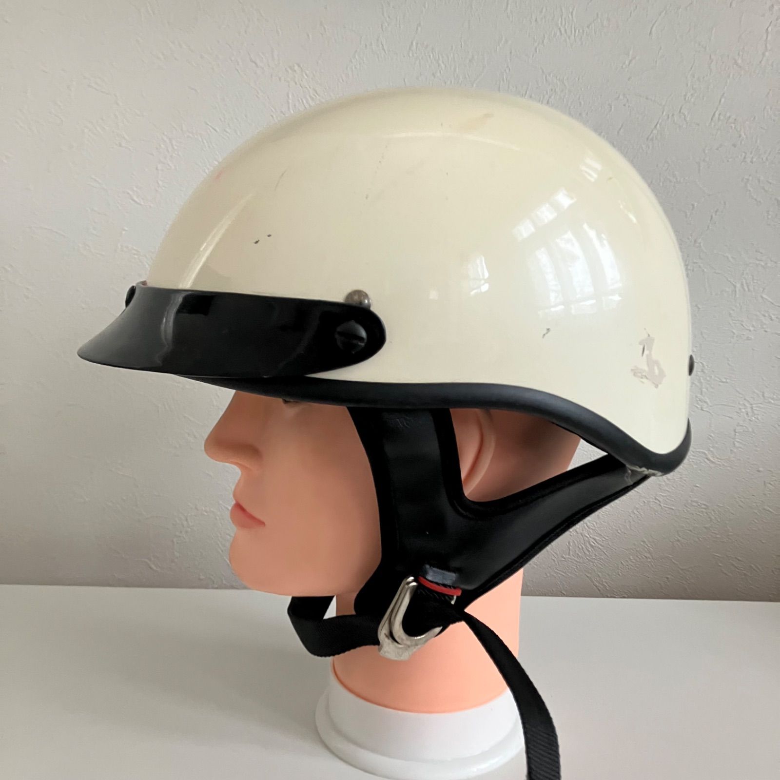 Arthur fulmer ビンテージヘルメット ハーフヘルメット Sサイズ 白