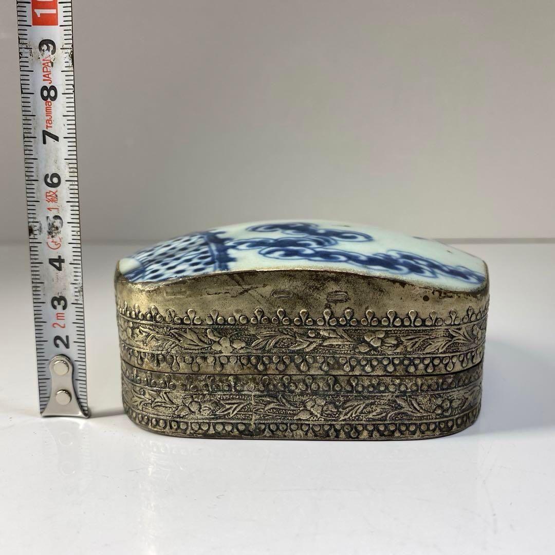 中国清時代 シャム銀蓋物 294g 東Y6-0701① - メルカリ