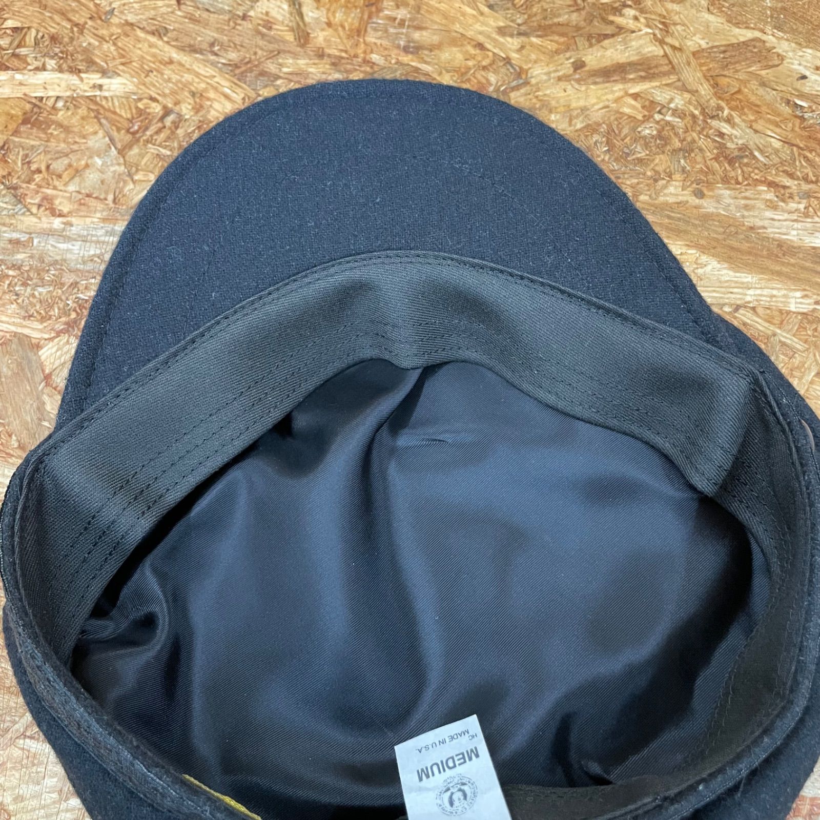 USA製Wool Greek Fishermanフィッシャーマン 黒 M 新品 Wool Greek Fisherman Cap | One Fresh Hat