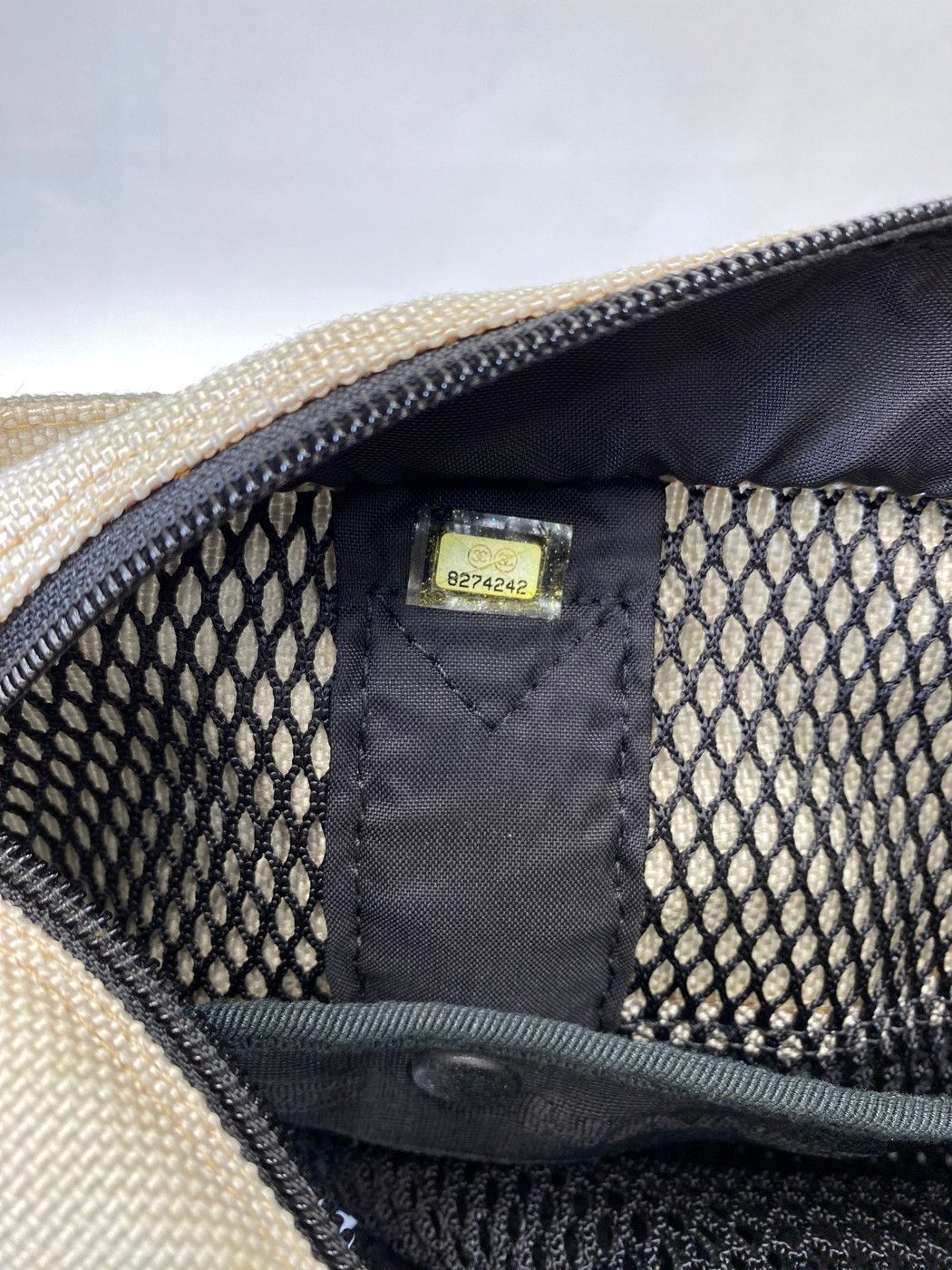 CHANEL メッシュ トートバッグ エコバッグ ブラック 黒 スポーツ