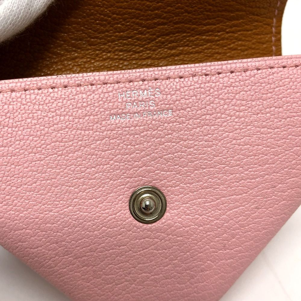 エルメス　ローズテ　ルヴァンキャトル　ケース　小銭入れ 見た目以上の収納力！【エルメス】のコインケース「ルヴァン