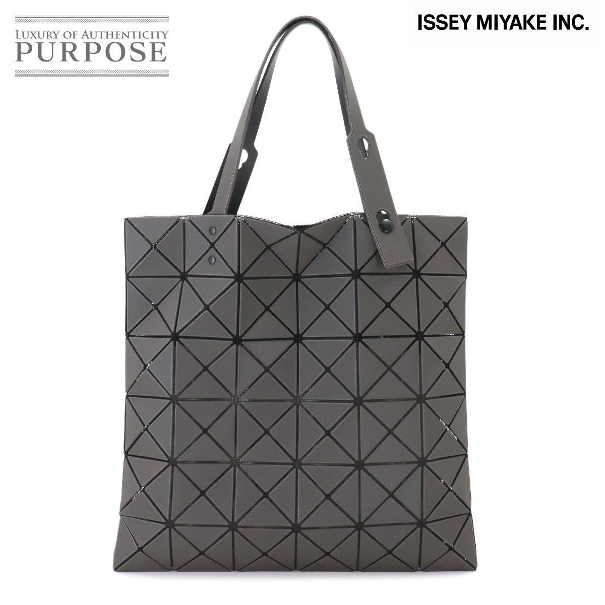 新品同様 イッセイ ミヤケ ISSEY MIYAKE バオバオ トート バッグ PVC グレー BB28AG633 ブラック 金具 BAO BAO  Tote Bag 90253497 - メルカリ