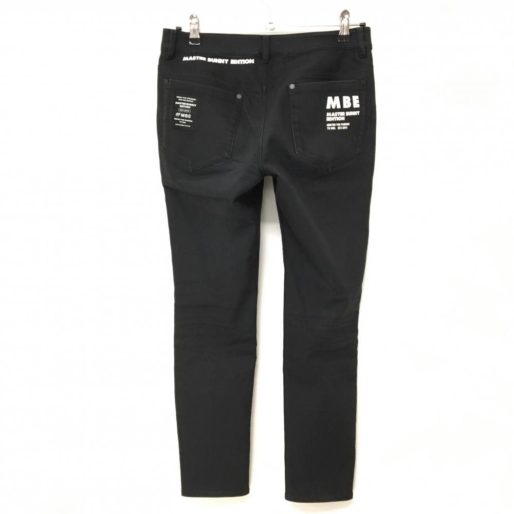 マスターバニー パンツ 黒 ロゴ白 ストレッチ レディース 1(M