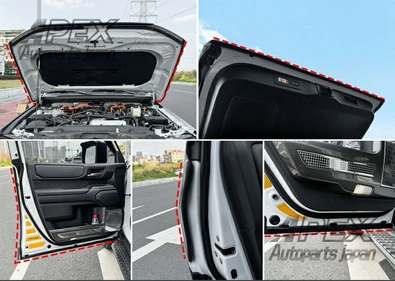 新型トヨタ ランドクルーザー LC250 全車防音シールストリップ カスタムパーツ 4月～ FFCRYSTALESIA_COM