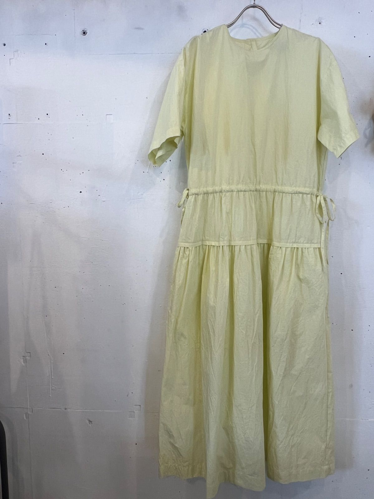 nicholson & nicholson  ワンピース  colorイエロー