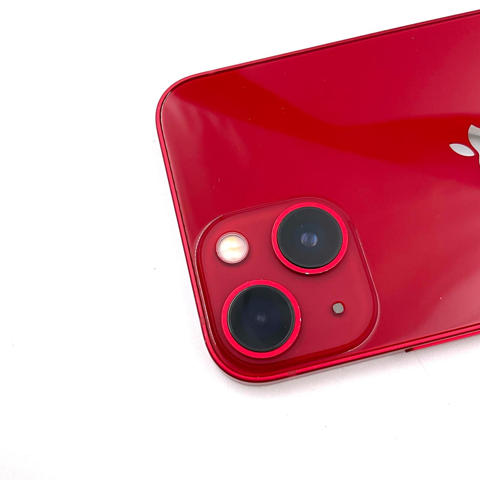 iPhone 13 mini 128GB (PRODUCT)RED au 動作確認済 77%【全額返金保証 