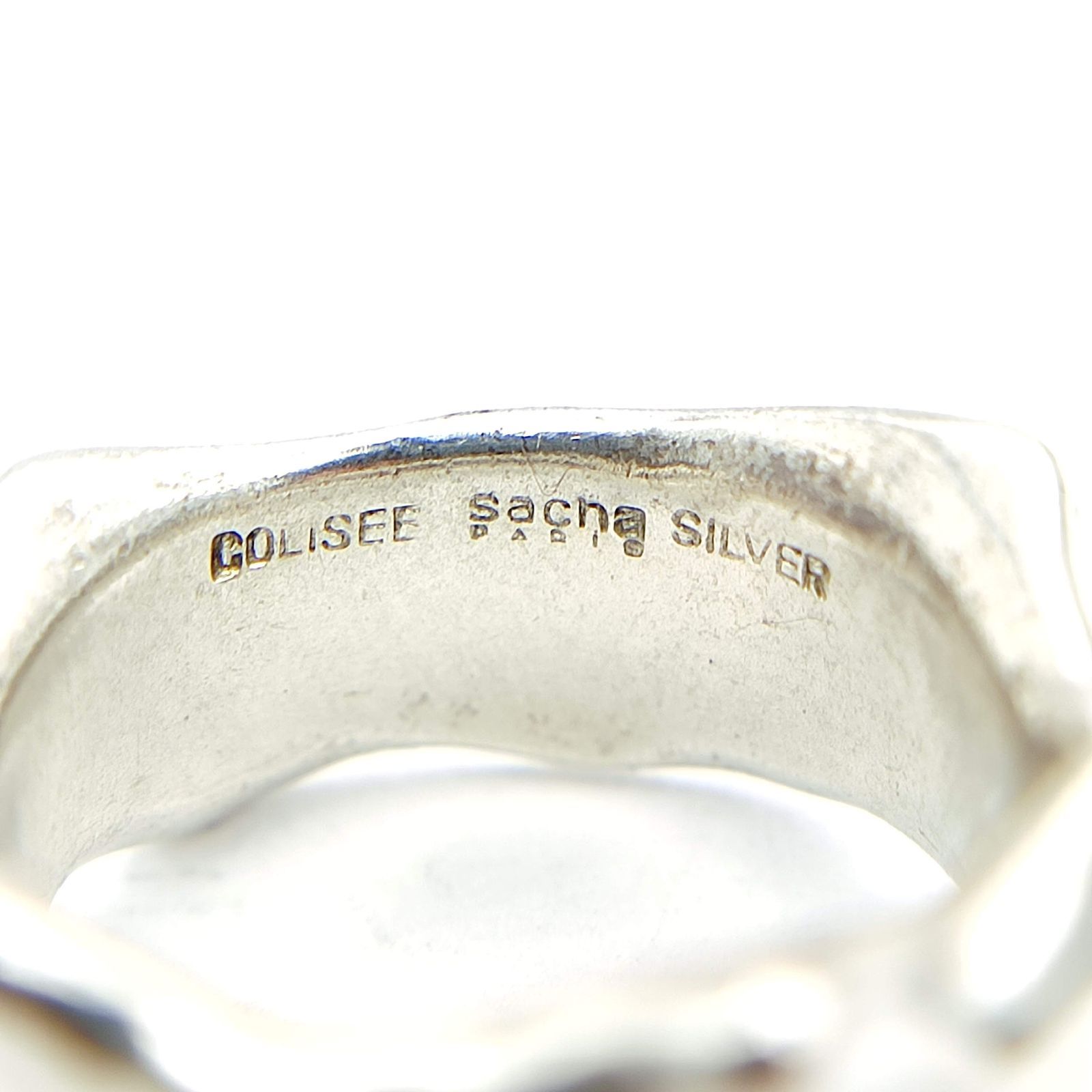 美品】colisee de sacha コリセサシャ 2連デザインリング シルバー925 