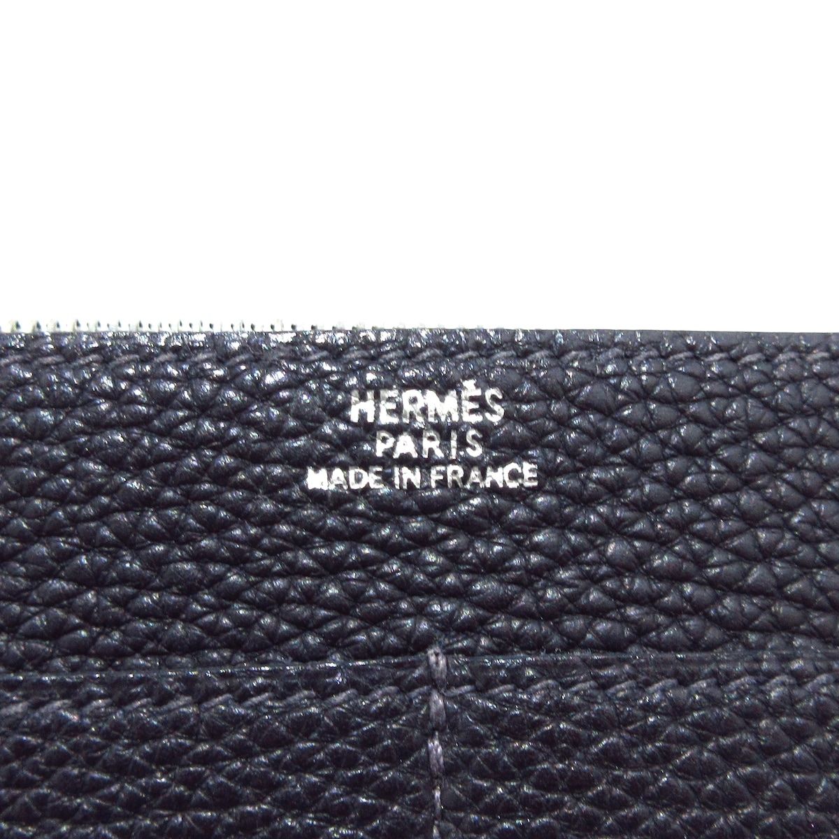 HERMES(エルメス) 長財布 ドゴンGM ブルーインディゴ シルバー金具 ...