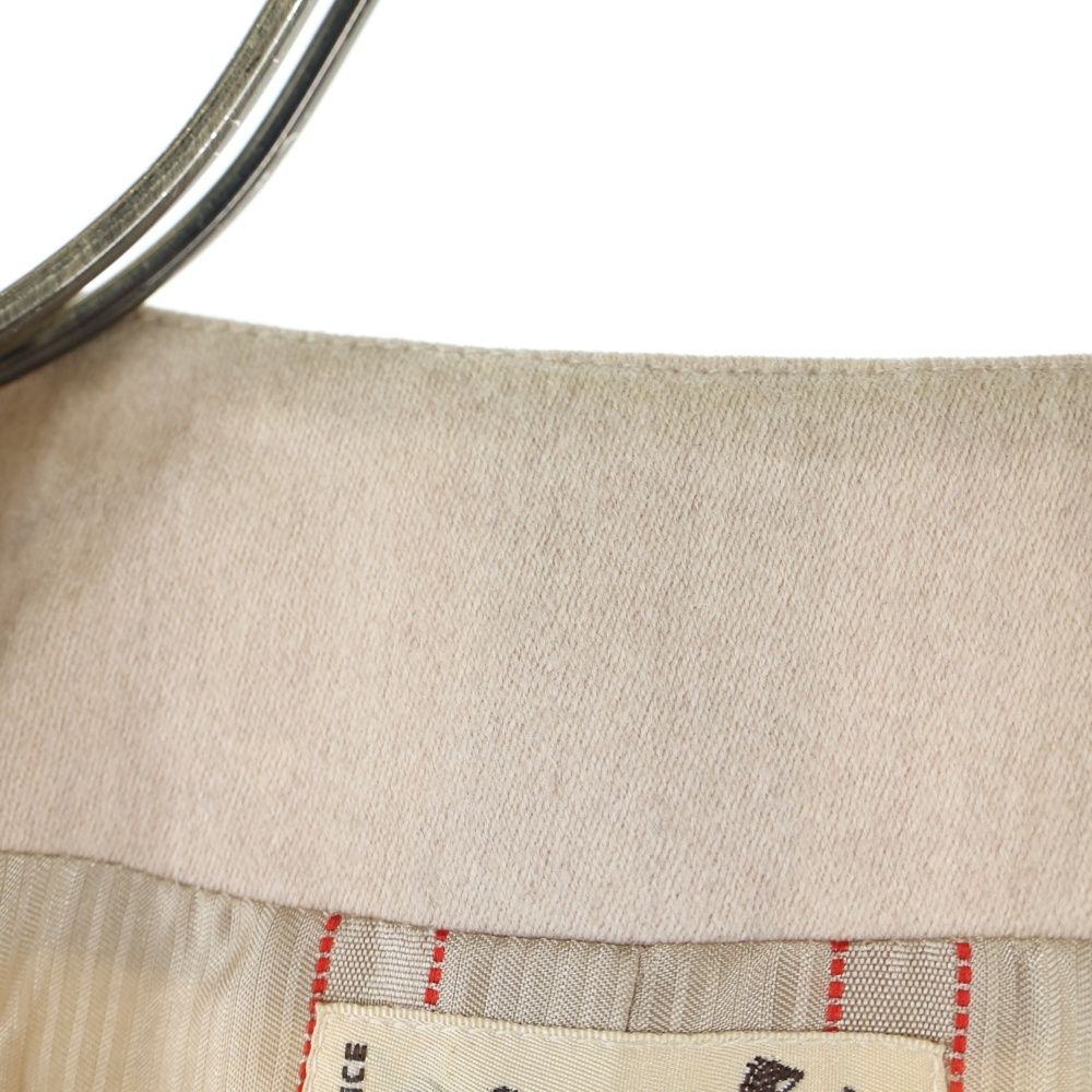  HERMES エルメス 裏地付ウールノー ジャケット ベージュ レディース 長袖 シャツ ブラウス