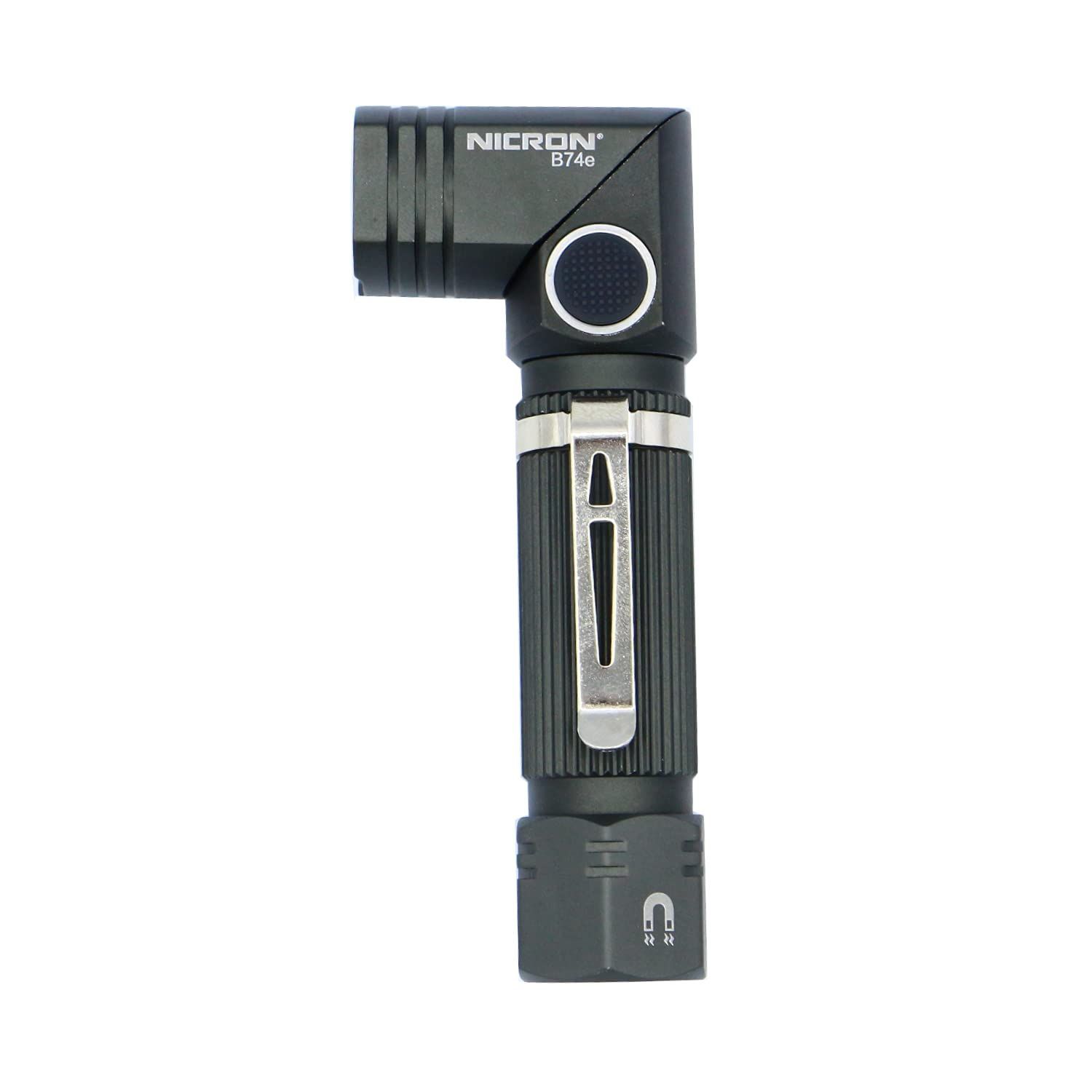 新品 NICRON ニクロン LED ハンディライト L型 L字 首振り 防災 震災 災害 緊急時 クリップ付き マグネット 胸ライト 小型 ハンズフリー コンパクト 携帯 アウトドア 整備 点検 作業 登山 散歩 ランニング B74e