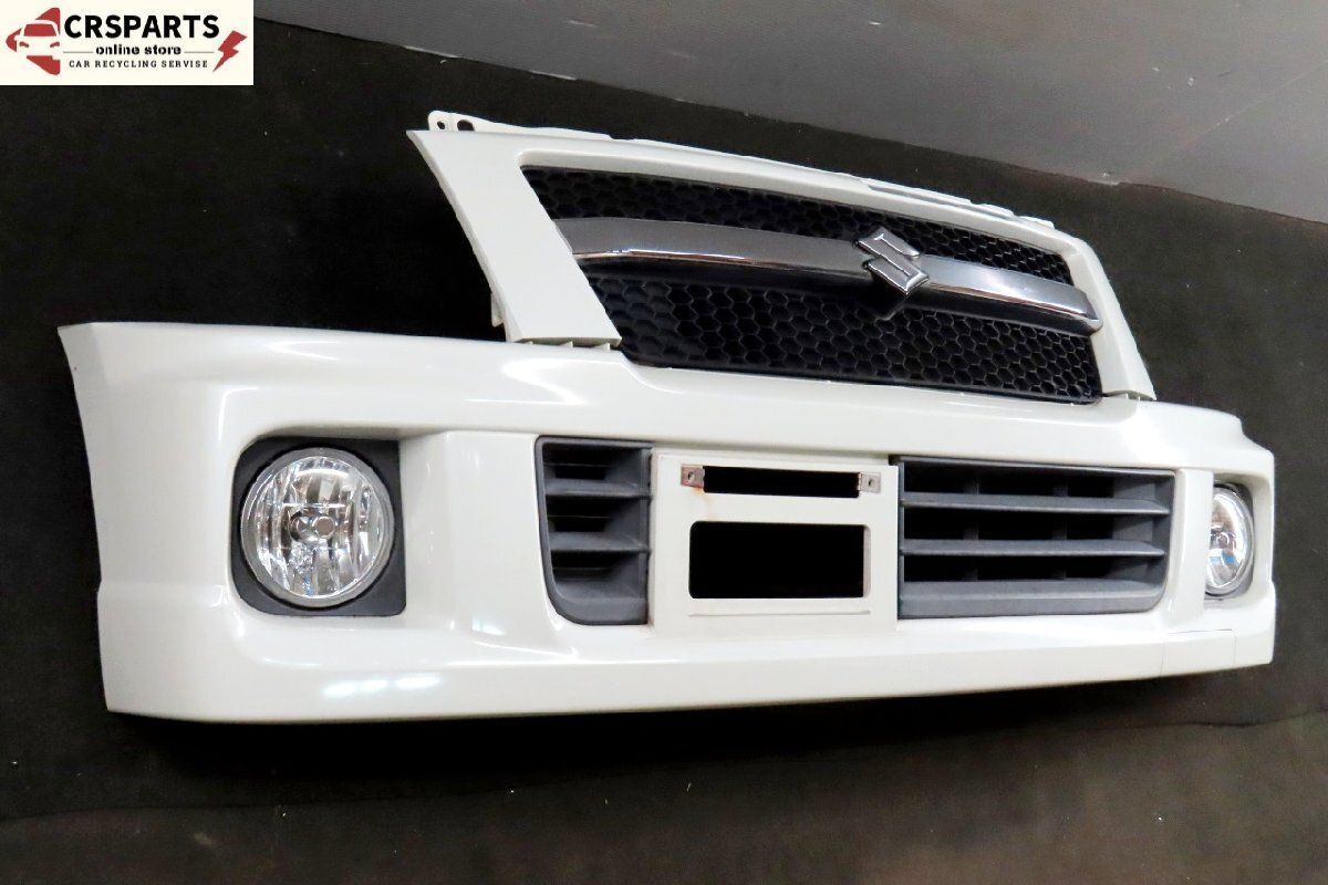 MH21S ワゴンR フロントバンパー 後期 バンパー グレー ガンメタ ZY4 中古 3101 ワゴンr mh21s バンパーの通販