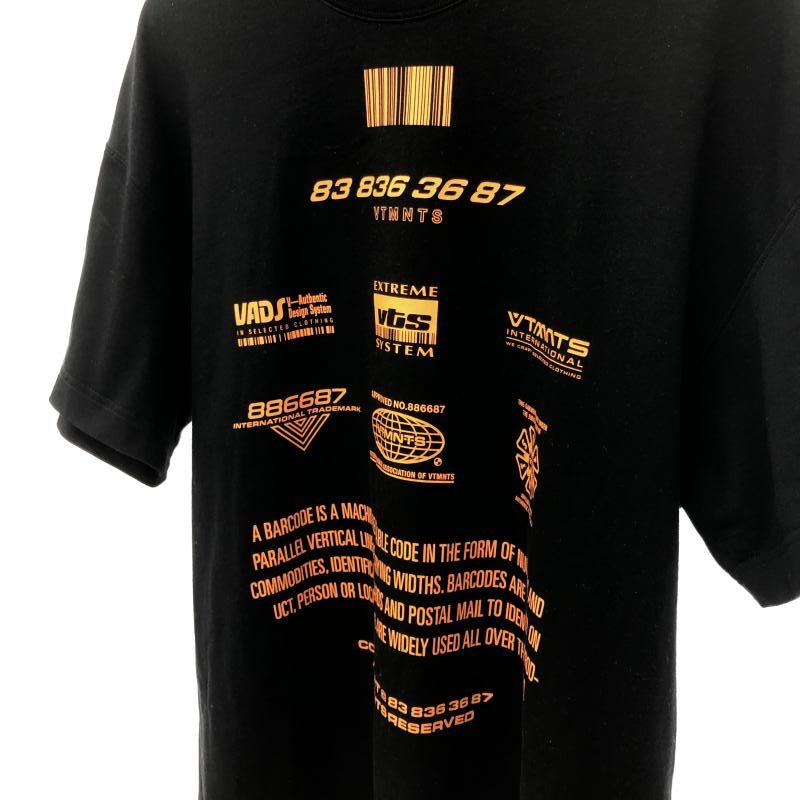 中古】VTMNTS All Rights Reserved Tee M VL12TR200B ブラック ブイティーエムエヌティーエス[66] -  メルカリ