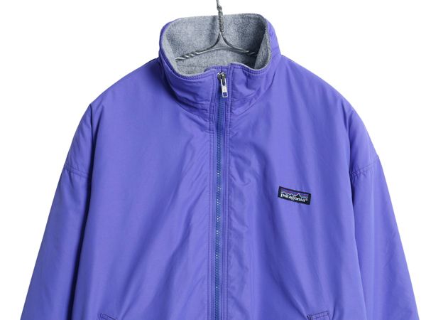 90s パタゴニア シェルドシンチラ ジャケット L USA製 ネイビー 90s patagonia シェルドシンチラジャケット パタゴニア フリース