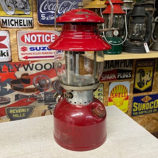 Coleman コールマン　200A バーガンディー　ランタン　61年9月製造 Yahoo!オークション - コールマン 200A バーガンディ 61年9月 61