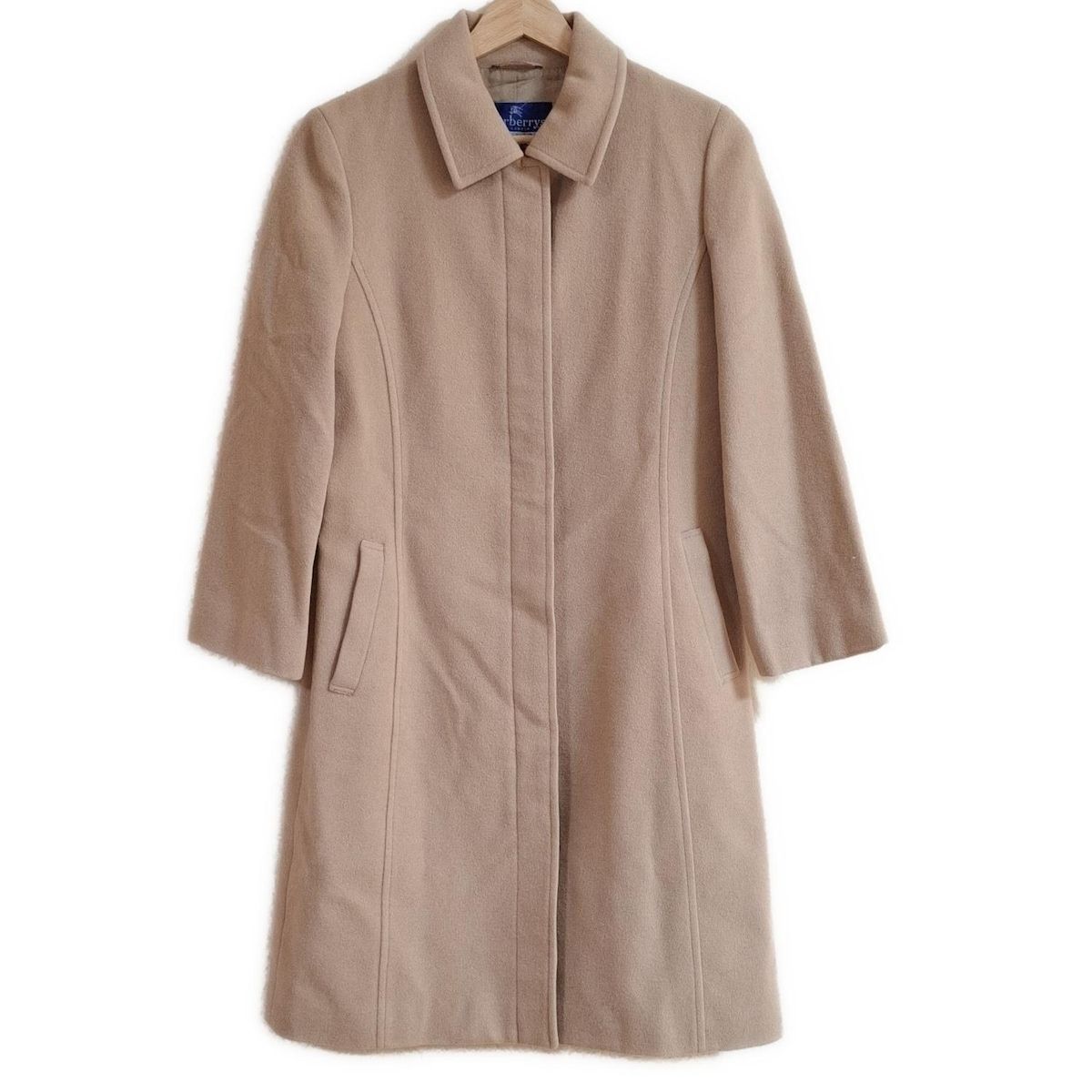 BURBERRY BLUE LABELコート 38 Burberry Blue Label ニットコート 38