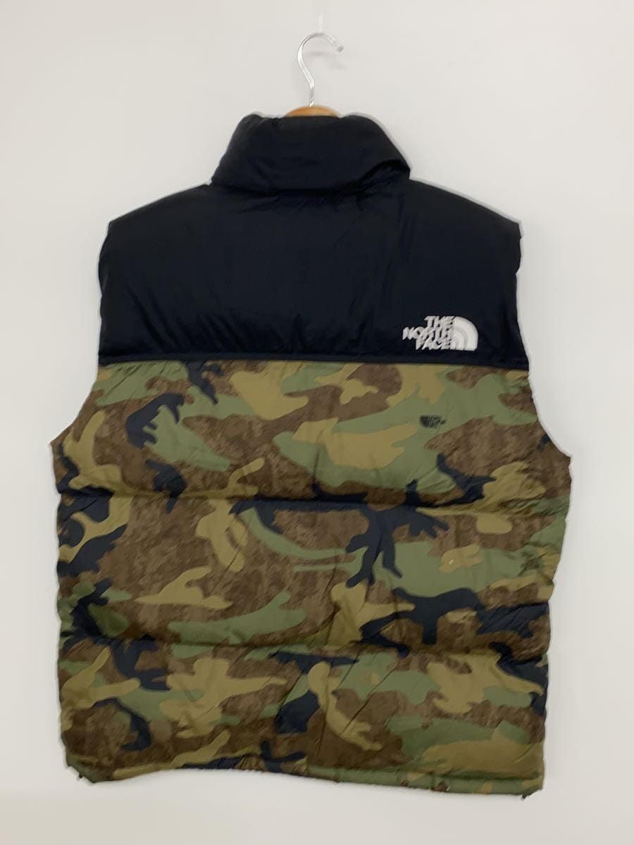 THE NORTH FACE ダウンベスト XL ナイロン KHK カモフラ ND92339