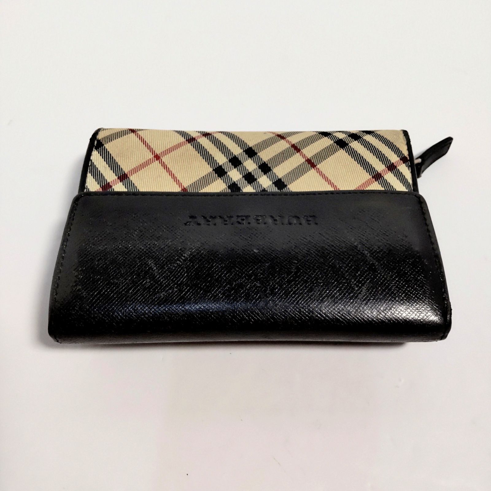 BURBERRY 未使用 箱付 ラウンドファスナー 長財布 バーバリー BURBERRY 財布 長財布 ラウンドファスナー長財布
