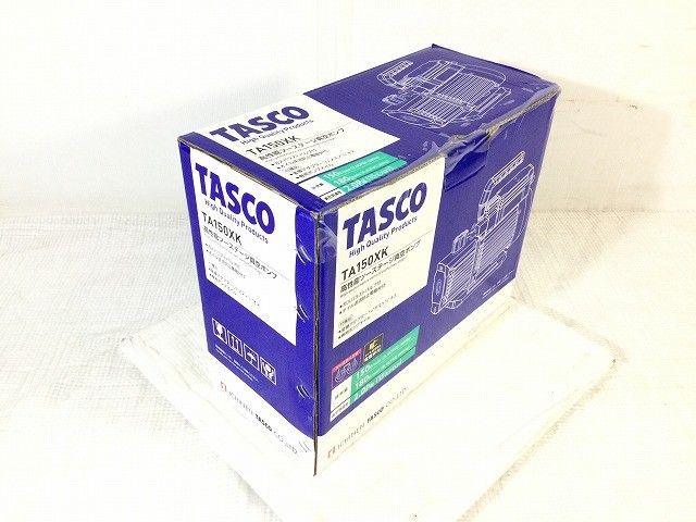 TASCO オイル逆流防止弁付 ツーステージ真空ポンプ TA150XK 黒 ブラック エアコン 空調冷凍機器工事 イチネン117603 HRDEVELOPMENT_JP