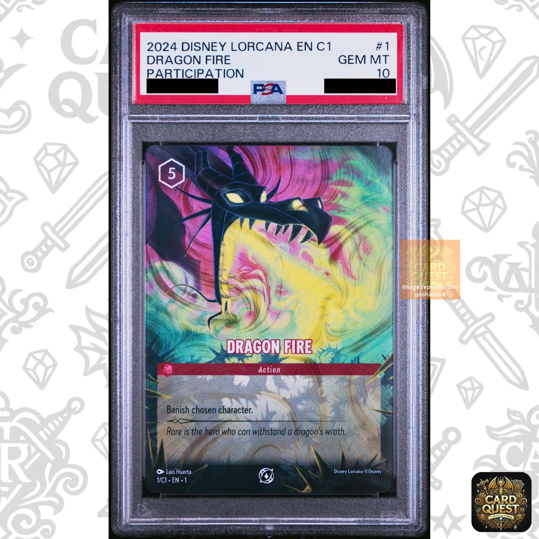 ☆フォローで5％OFF！ 【PSA10｜状態A】Dragon Fire（ドラゴン