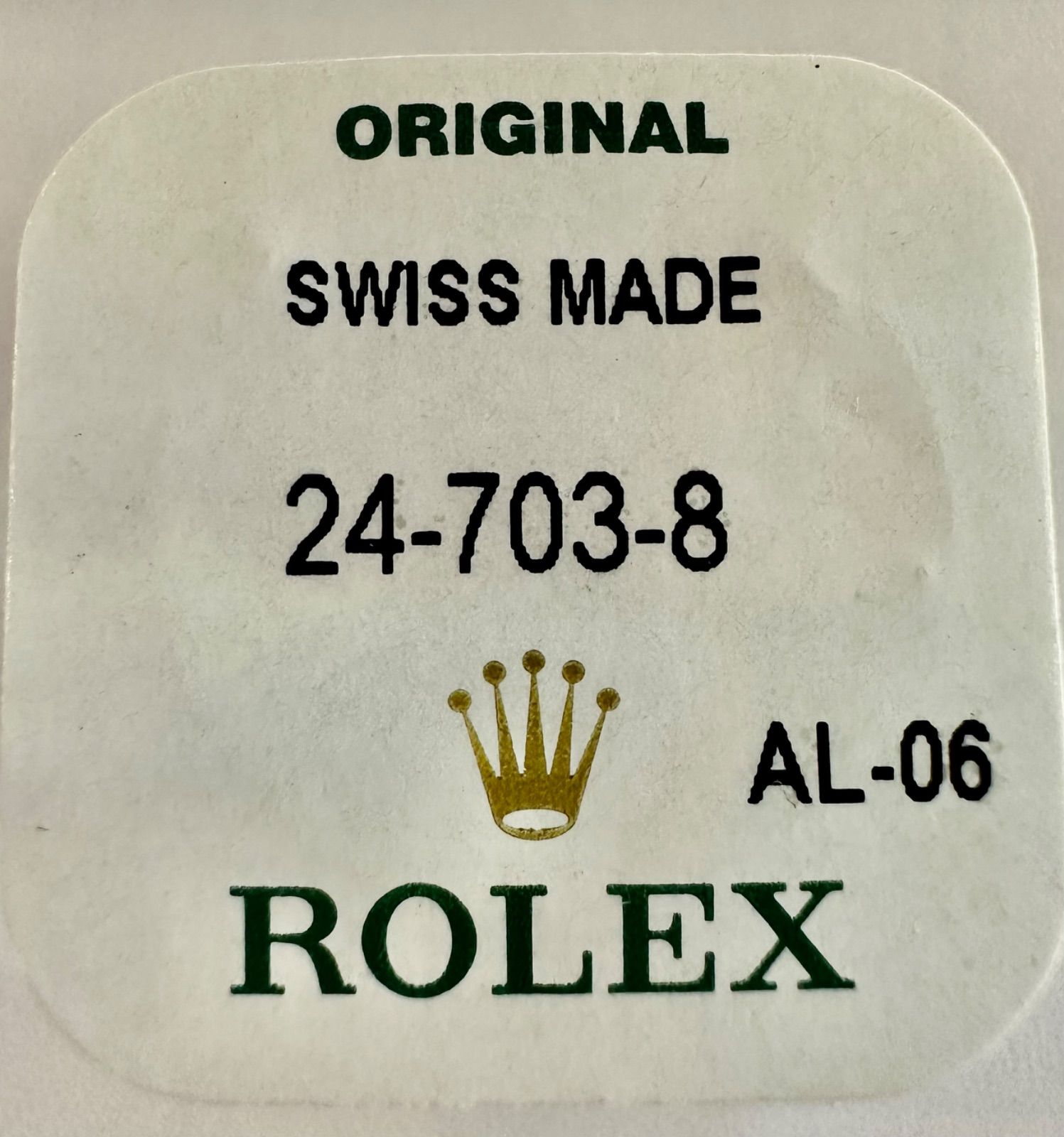 ロレックス Rolex 24-703-8 K18リューズ 新品未使用 時計パーツ - メルカリ