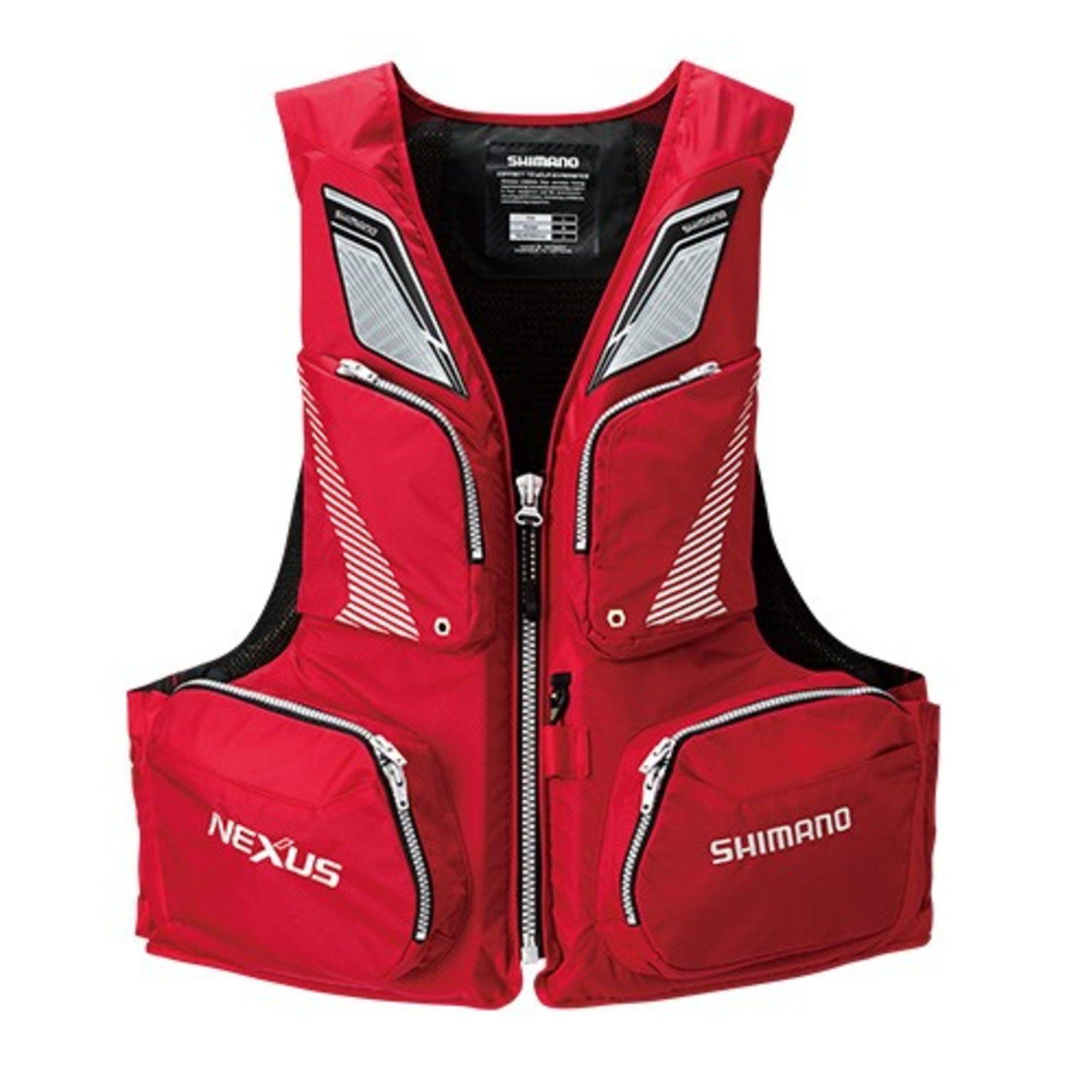 Size M_Color レッド シマノ SHIMANO ライフジャケット 救命胴衣 NEXUS フローティングベスト VF-142Q レッド M