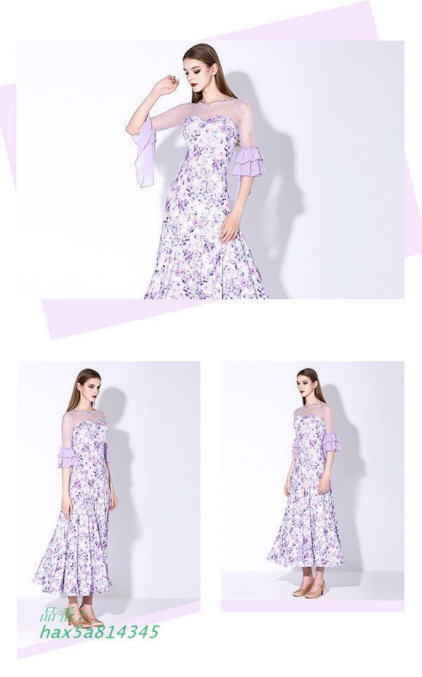 社交ダンス衣装 レディース モダンドレス ダンス衣装 社交ダンス ダンスウエア ワルツダンス服 hax5a814345 WHITEMONARCHHOTEL_COM