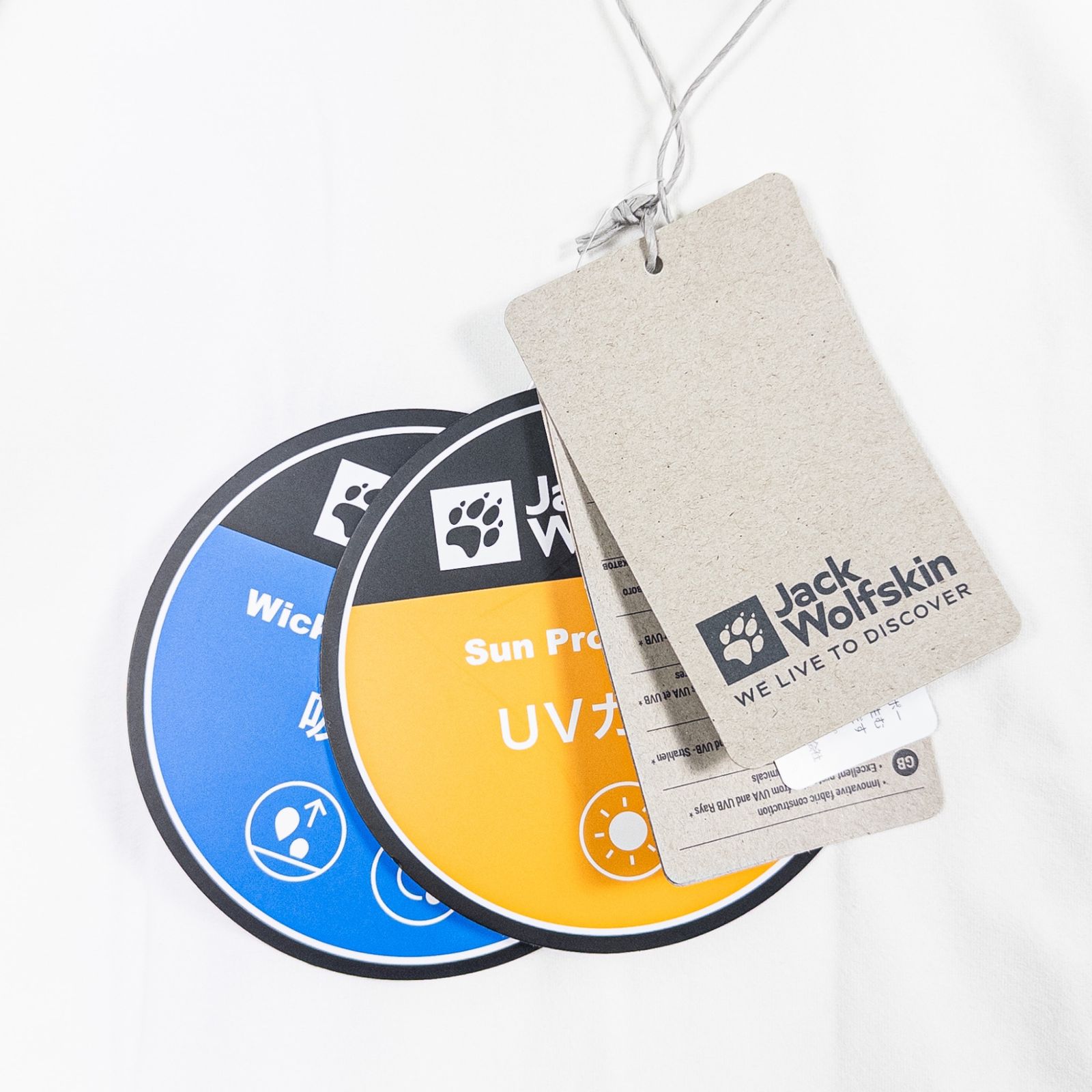 Men's L ホワイト系】 Jackwolfskin ( ジャックウルフスキン ) JP サン