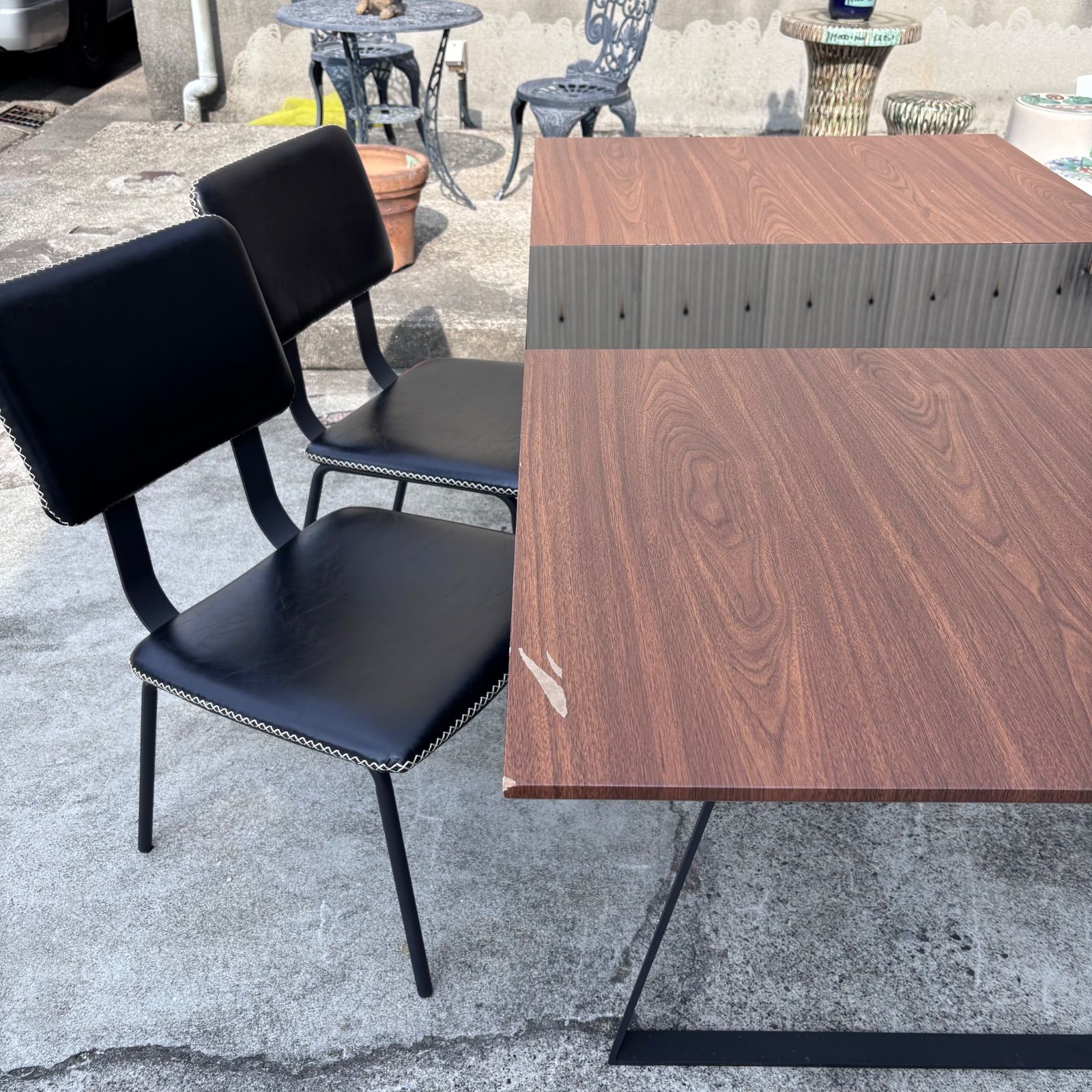 引き取り限定】 マルニ木工 ダイニングチェア 食卓椅子 4脚セット ※i4