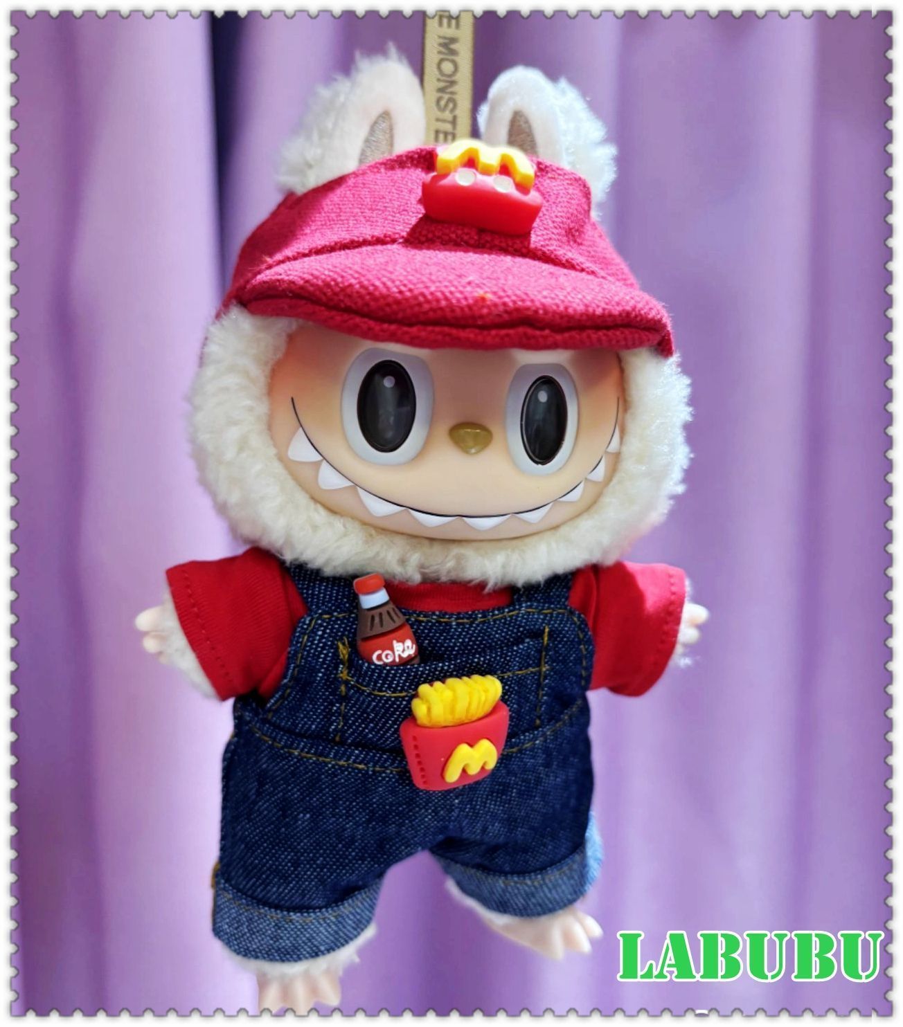 正規品　labubu コスチューム付き Labubu コアラコスチュームセット - ふわふわグレーの着ぐるみ