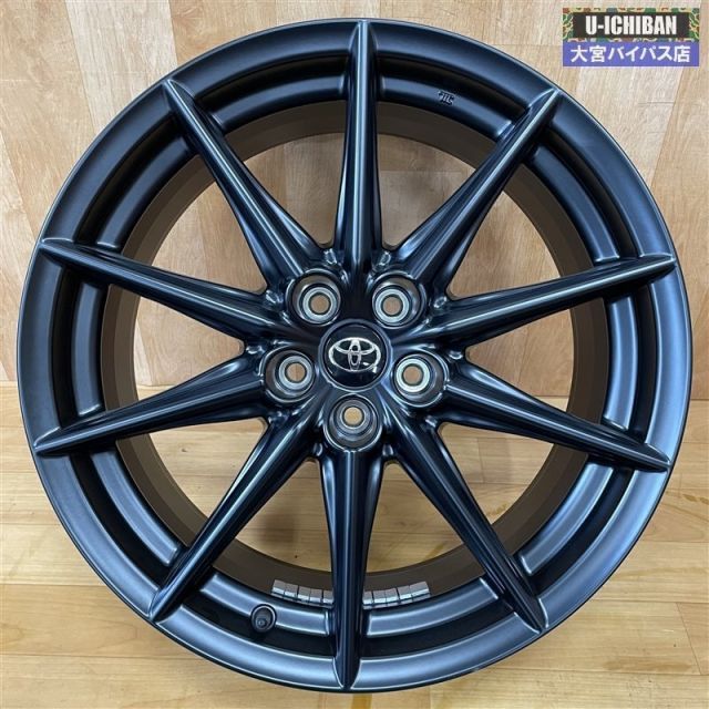③ トヨタ GR86 RZ 純正 18インチ アルミホイール BRZ他 2024年製 新車外し品】トヨタ GR86 RZ 純正 18in 7.5J +48