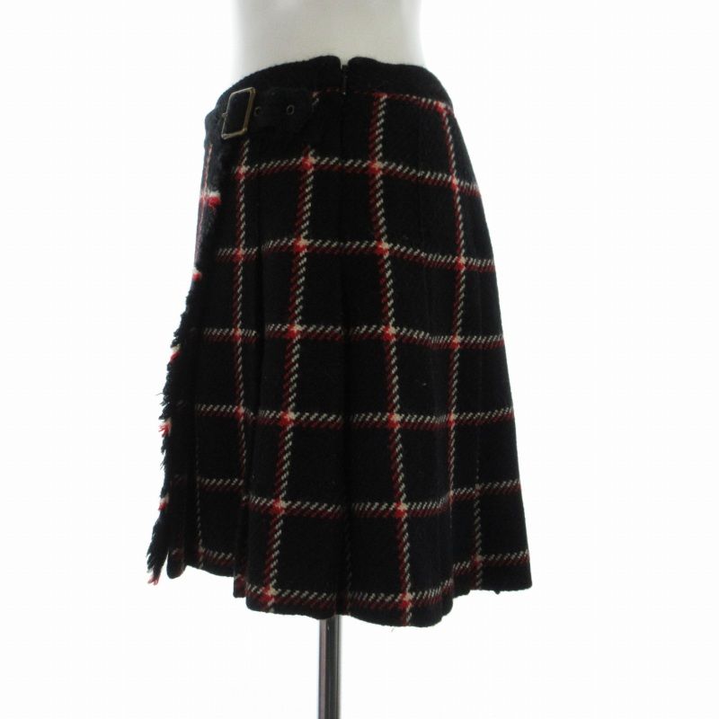 ☆BURBERRY BLUE LABEL ☆バーバリー ラップミニスカート☆S