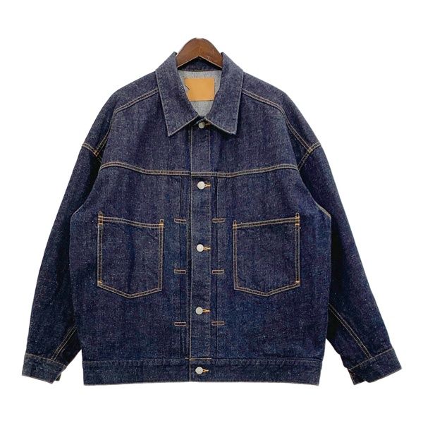 marka 23AW MINER JACKET KIMONO DENIM シルク混 デニム 