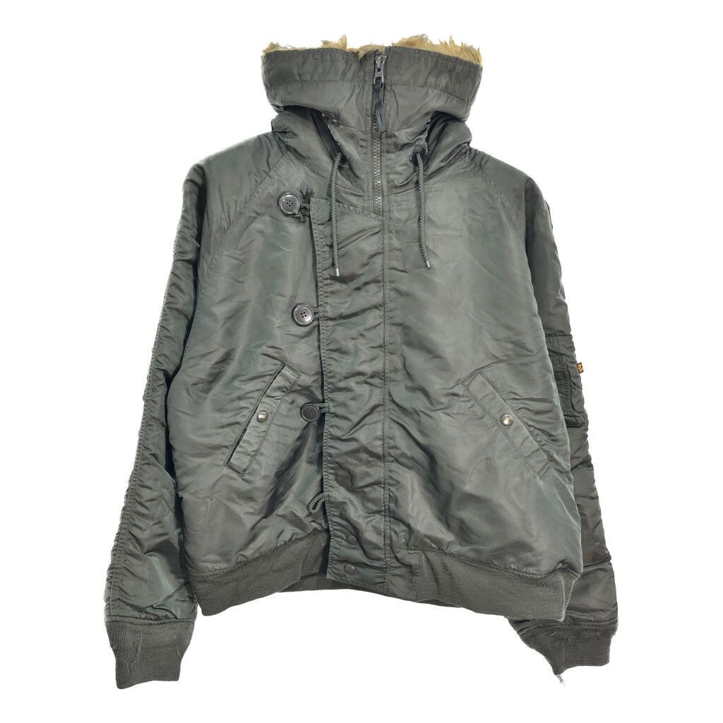 ALPHA INDUSTRIES アルファ インダストリーズ N-2B フライトジャケット ミリタリー オリーブ (メンズ X-LARGE) 中古  古着 R6595 - メルカリ