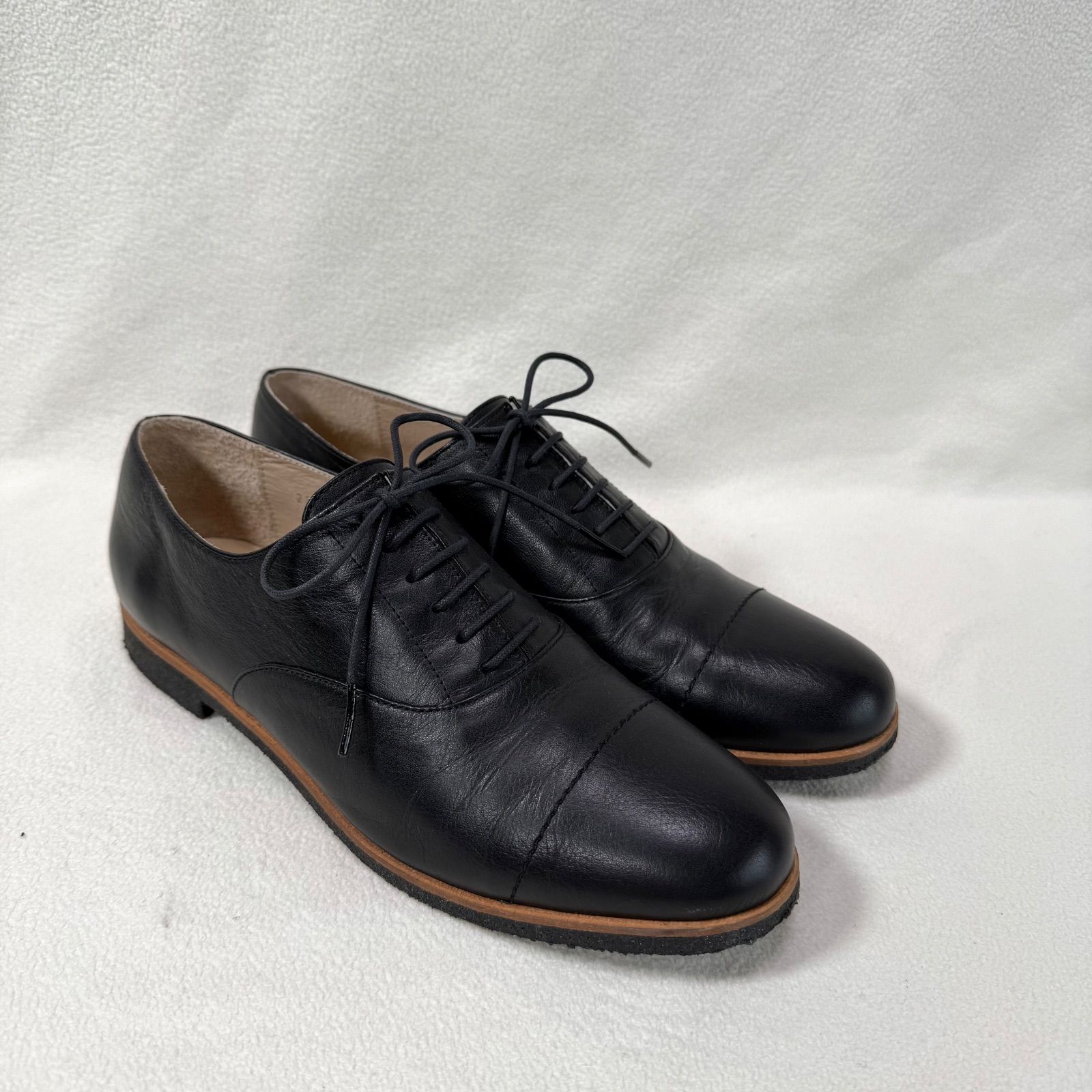 【未使用級】マーガレットハウエル アイデア 22 レザー ローファー 黒 マーガレット極美品・未使用級✨マーガレットハウエルアイデア