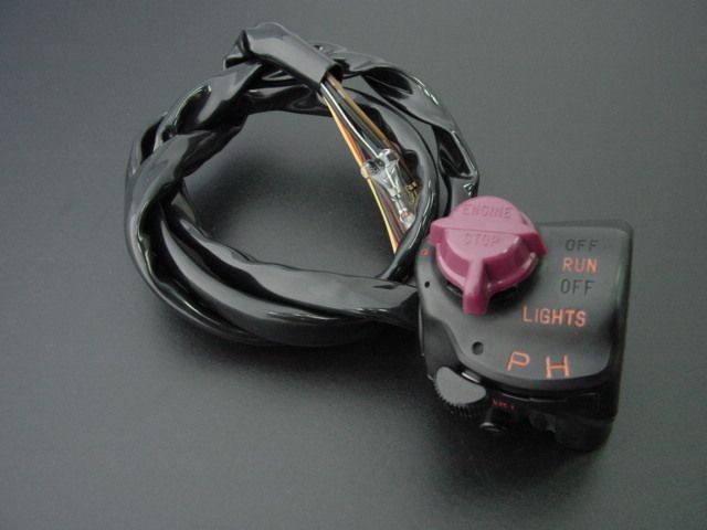 CB400F 純正右ハンドル切替スイッチ 0090